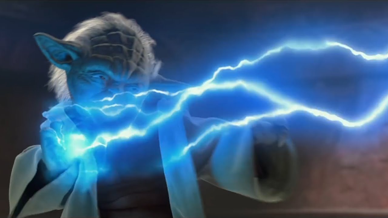 Yoda vs Count Dooku Fight Scene Star Wars Attack of the Clones 2002