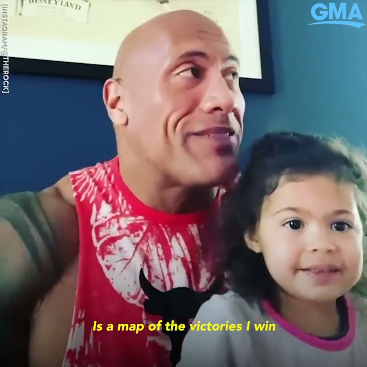 Dwayne Johnson reveals this is the 937th time he’s sung 'You’re Welcome' to daughter l GMA Digital