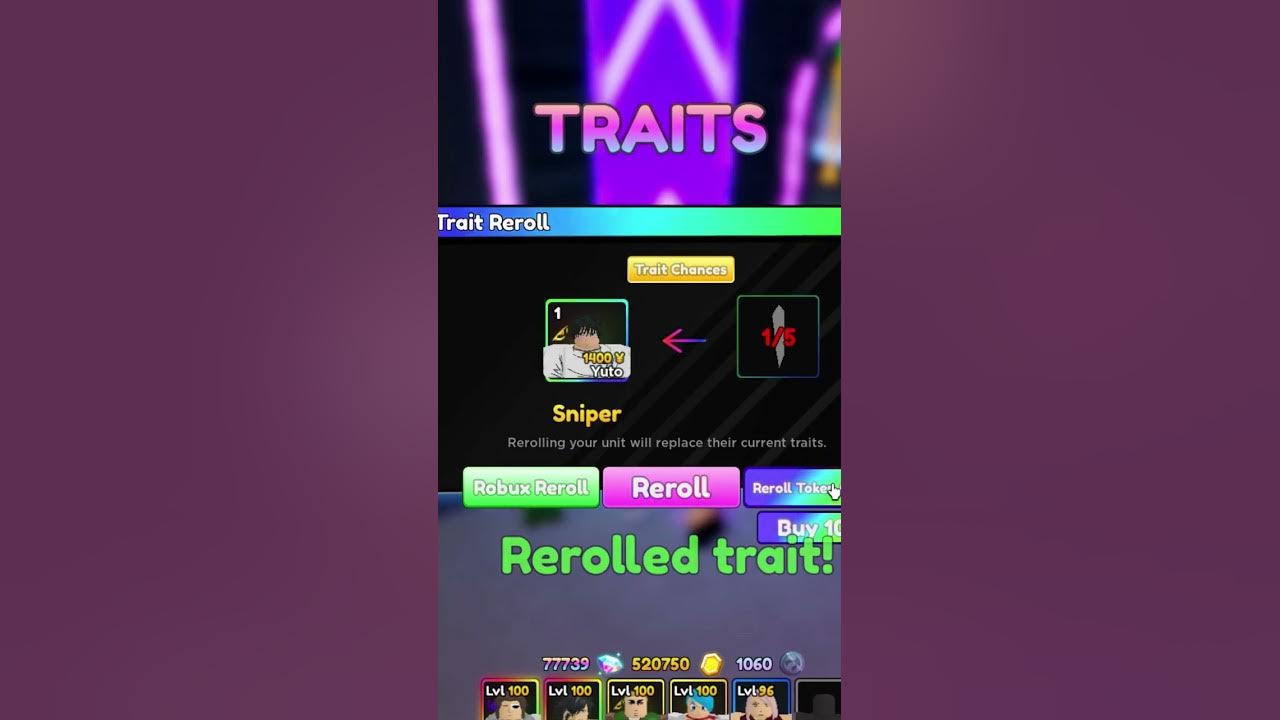 Trait Reroll for Yuta And Luckily Got Divine In Anime Adventures YT -  Jakdnoob, JakDnoob