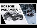 Porsche Panamera plowing through snowstorm | EXPERIENCE