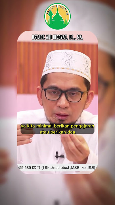 Ustadz Adi Hidayat - Orang Yang Suka Mengadu Domba #ceramahsingkat #uah #shorts