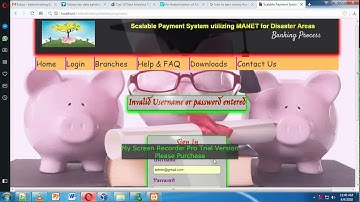 Online Banking System using php