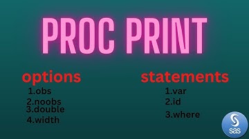 proc print||advance sas||procedures in sas||print