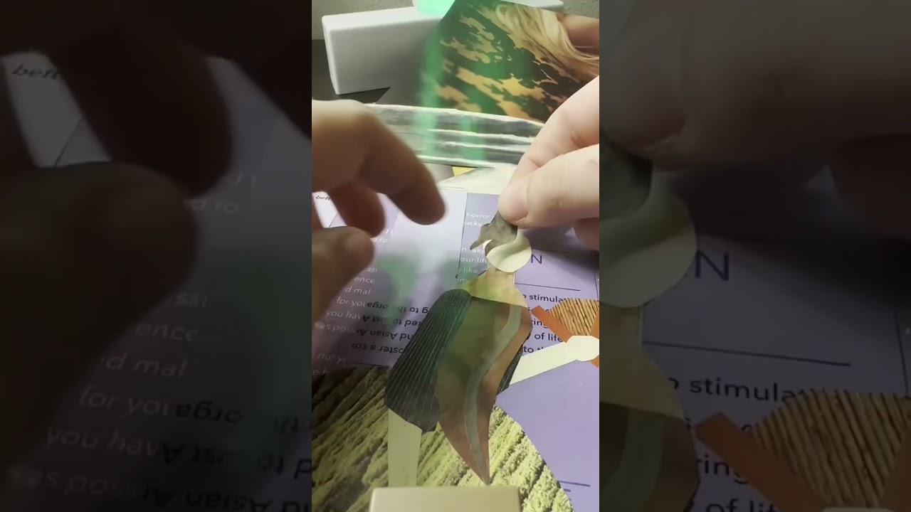 DESTROYING Magazines to make a Victorian Era Dress Collage #art #artwork #collage #fashion