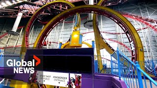 West Edmonton Mall closes world's largest indoor triple-loop rollercoaster, 