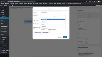 Oasisworkflow: Workflow in WordPress erstellen