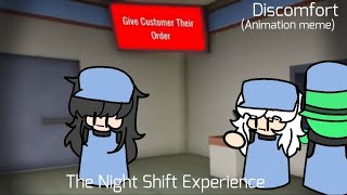 Discomfort (Animation meme) ||Roblox The Night Shift Experience