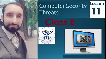 Lesson 11 | Computer Security Threats | Computer Class 8 NBF Urdu/Hindi