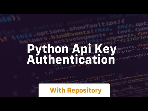 python api key authentication