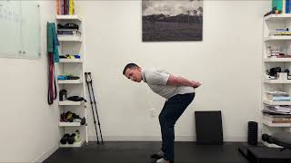 Hands Behind Back Hip Hinge