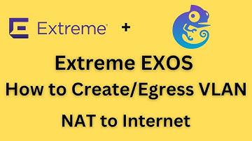 Extreme Networks EXOS - Vlan create + NAT to Internet + Default Route (GNS3) - 2023