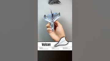 How to Make a Paper Vulcan Super Fighter Plane That Can Fly 500 FEET EASY- Bomber VulCan 🚀💣