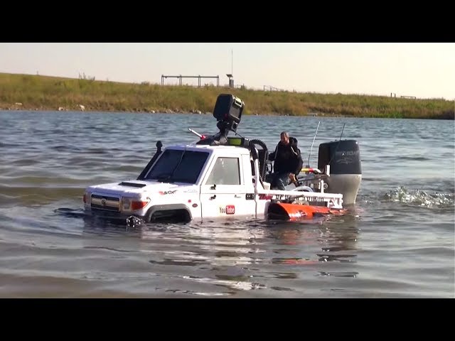 RC ADVENTURES - TOYBOTA PROJECT -TOP GEAR TRUCK BOAT TRiBUTE! PT9