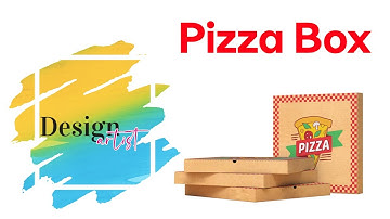 How to Design Pizza Box Die line in illustrator