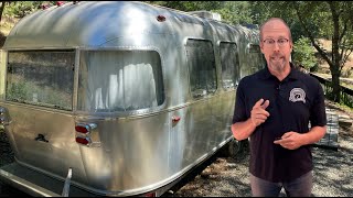 Inspecting an Airstream Trailer