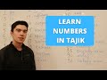 How to say numbers in tajik part 1  