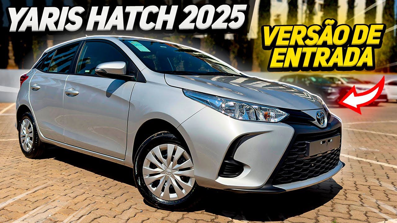NOVO TOYOTA YARIS HATCH XL 2025 - O YARIS DE ENTRADA