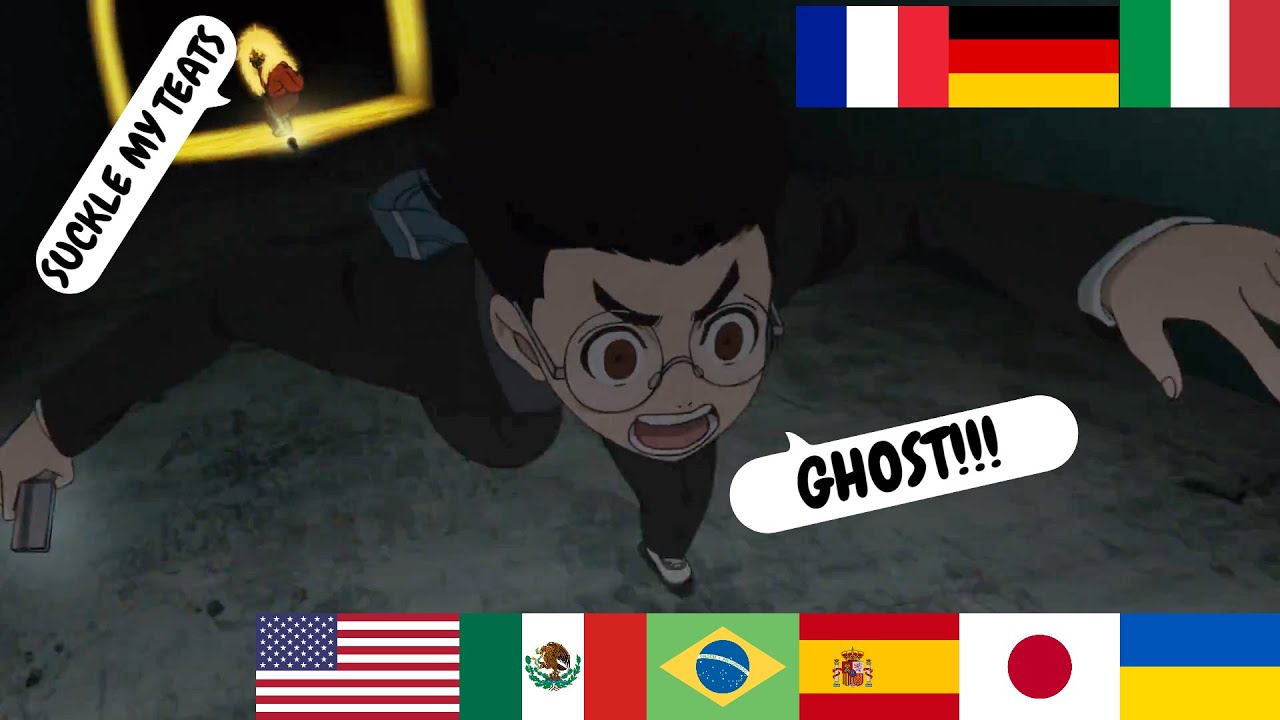 Ken Takakura encounters Turbo Granny in different languages | Dandadan