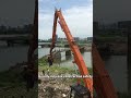 Unleash the Power of Vibratory Pile Driver on Excavator! | Mechanical Marvels #machinery  #shorts