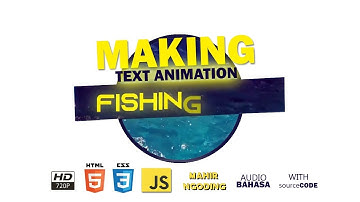 BRILLIANT TEXT ANIMATION |  Making Title Scene using JavaScript | ENG SUB | Mahir Ngoding Playlist