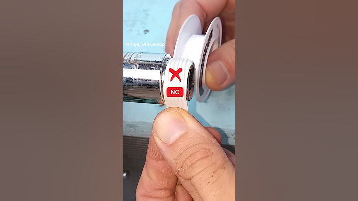 Few people know this technique of using Teflon tape! #shorts #tips #tricks #plumbing