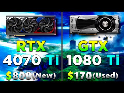 RTX 4070 Ti 12GB vs GTX 1080 Ti 11GB | PC Gameplay Tested