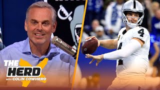 Colin reveals his Top 10 QBs, Derek Carr at No. 10 | NFL | THE HERD