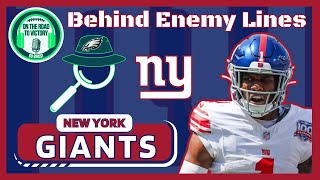 Behind Enemy Lines Eagles Week 7 Opponent - New York Giants Depth Chart P Squad Stats Standings