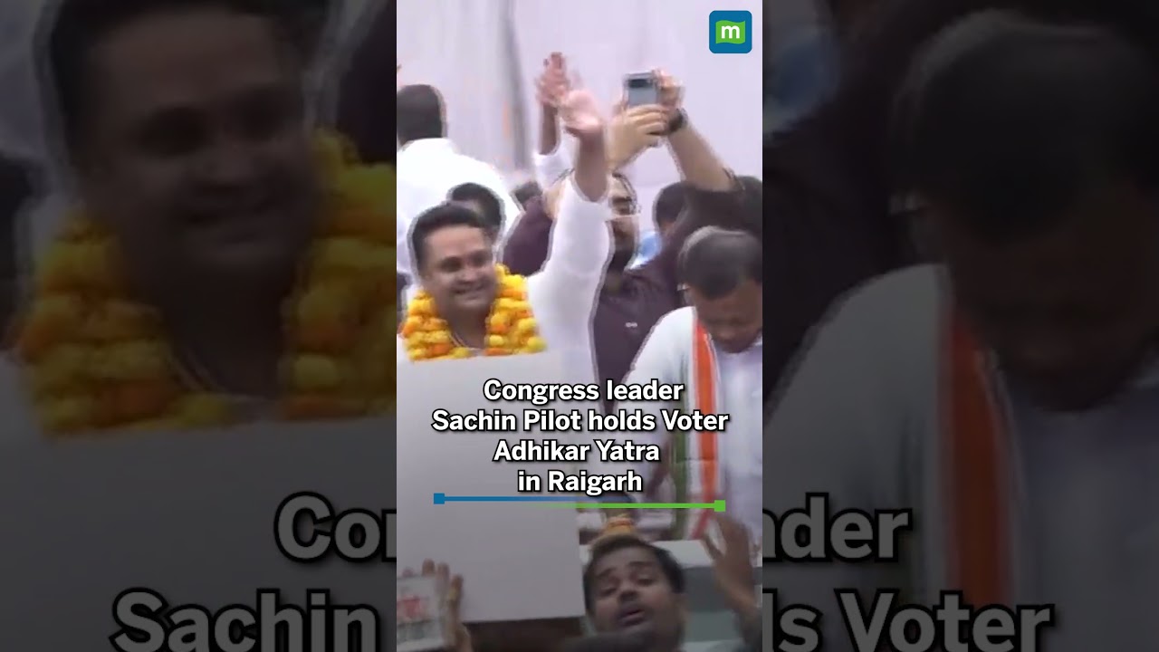 Congress Leader Sachin Pilot holds Voter Adhikar Rally in Chhattisgarh
