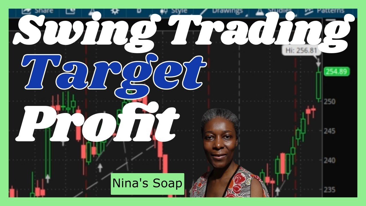 How much profit to target for swing trading with long up trend line ...