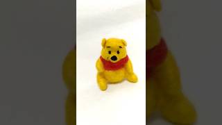 winnie the Pooh with satisfying needle felt 🍯