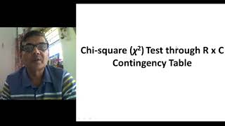 Chi-square Test through RxC Contingency Table