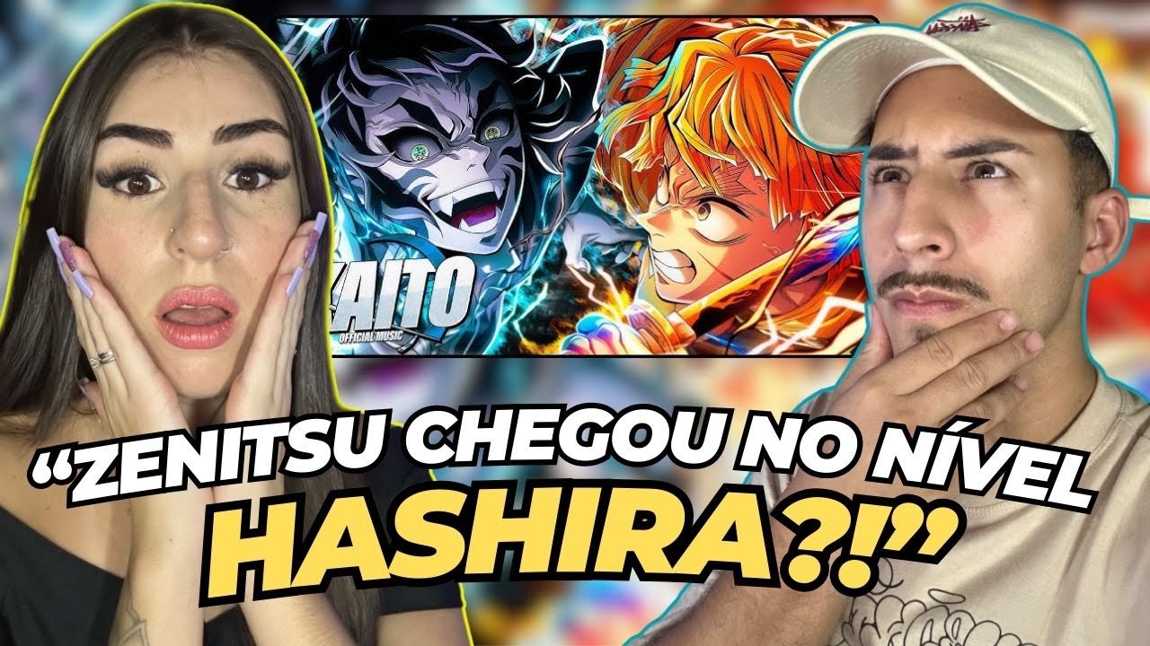 (O PRÓPRIO RAIO!) Zenitsu vs Kaigaku (Kimetsu no Yaiba) | Raios e Trovões | Kaito ft. ‪@M4rkim
