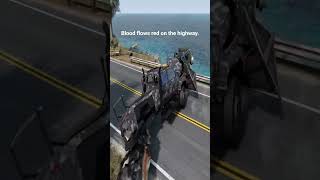When cars become bullets💥 #shorts #funny #gaming #beamngdrive #carcrash