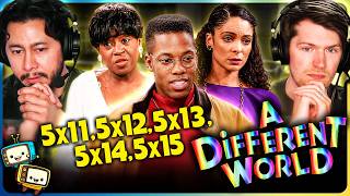 A DIFFERENT WORLD Season 5 Episodes 11-15 Reaction! | Jasmine Guy, Kadeem Hardison, w/ Jaby Koay