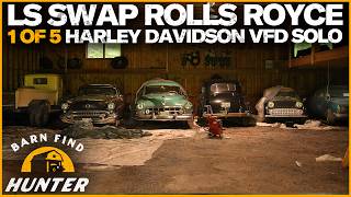 LS Swap Rolls Royce, Barracuda, 1 of 5 Harley Davidson VFD Solo Hidden in Maine | Barn Find Hunter