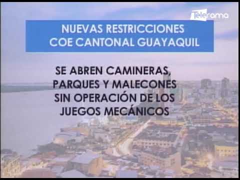Nuevas restricciones en Guayaquil por crisis de covid-19