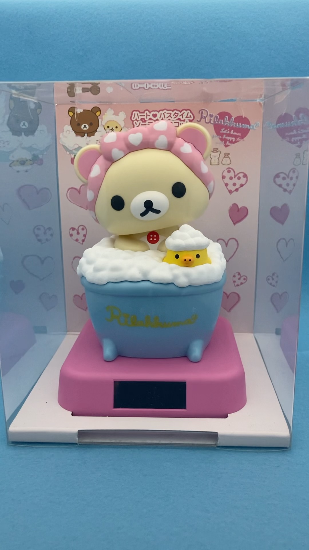 リラックマ.ハート❤️バスタイムソーラーマスコット】②コリラックマ