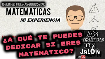 ¿Qué trabajos no requieren matemáticas?