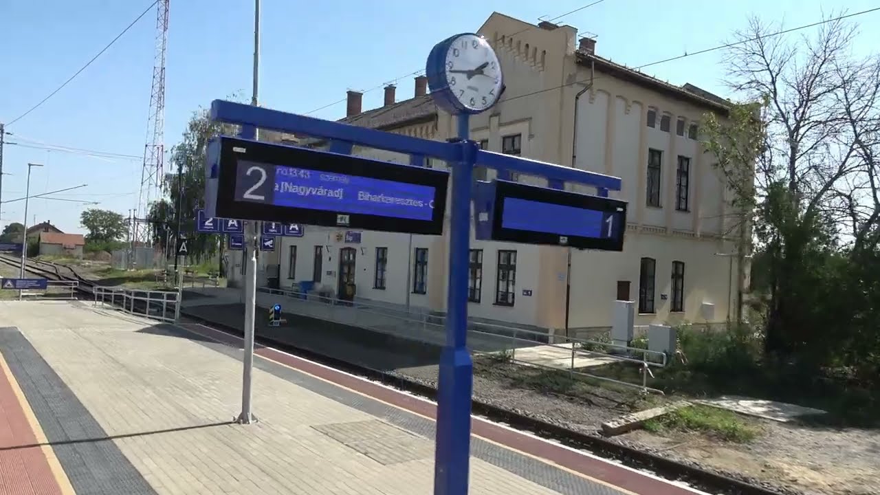 2023.09.10 Püspökladány - Biharkeresztes (101) vasútvonal villamosítás után