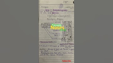 Class 9 biology chapter 6 Tissues Notes #handwritten #notes #class9 #biology #tissues #ekzindagi