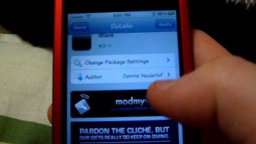 How to get Blank icons with iBlank on your ipod touch/iphone