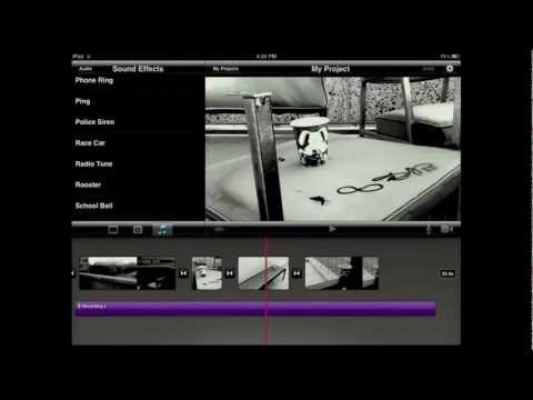 Thumbnail for the embedded element "iMovie for iPad Tutorial"