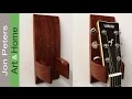 How to Make and install a Guitar Hanger,  Holder.