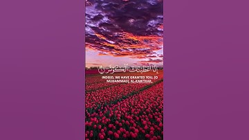 سوره الكوثر القارئ عبد الرحمن مسعد