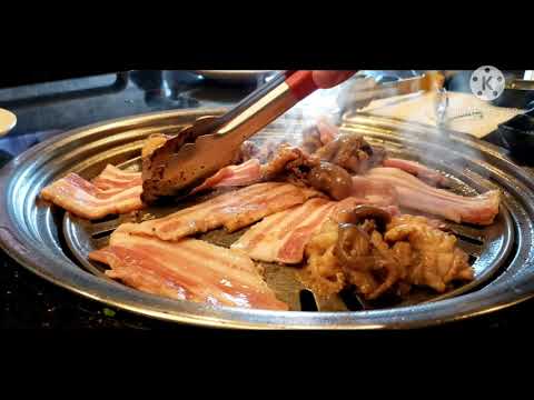 What does Korean BBQ look like Maple Korean BBQ Oklahoma City USA All you can eat buffet