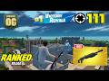 111 Elimination Squads "Ranked RELOAD” Gameplay Wins (NEW! Fortnite Chapter 7 PS5 Controller)