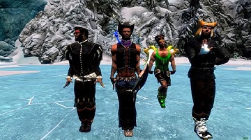 Skyrim Dance Synchronizator (light) Poker Face (Dance Pack 4 NPC)