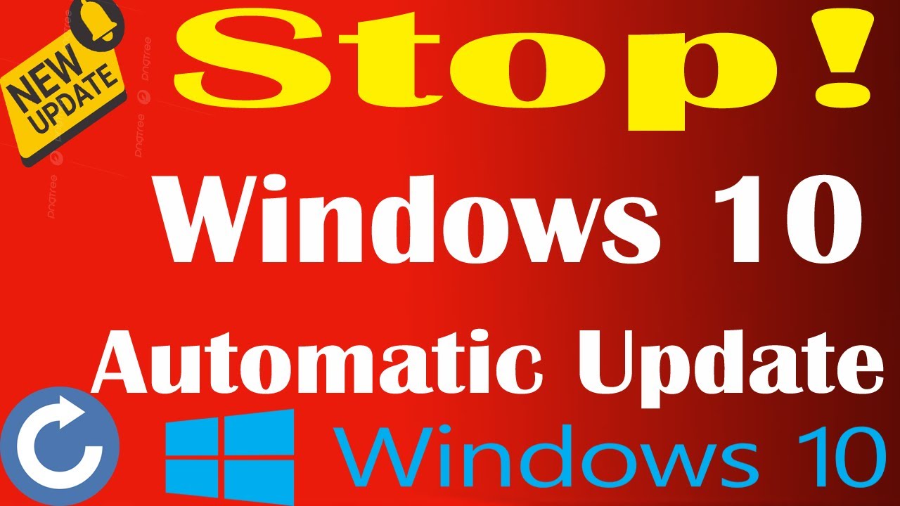 How to Stop Windows 10 Automatic Update - YouTube