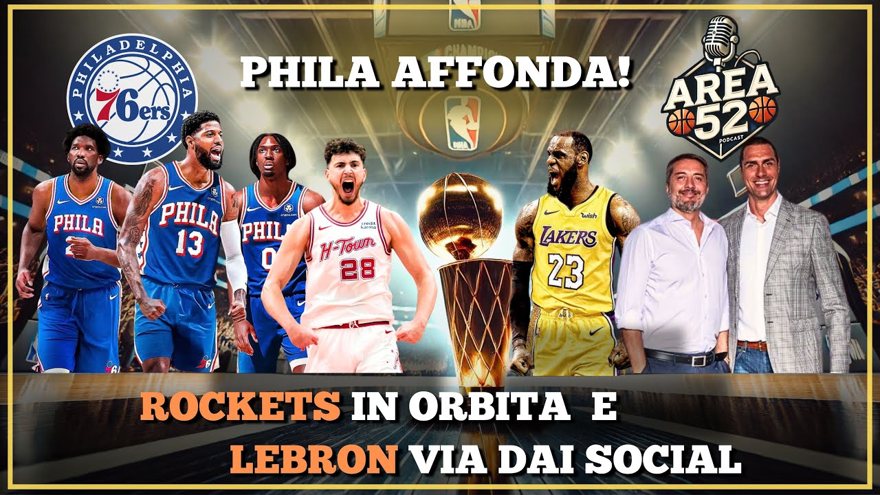 NBA 24/25 - Phila affonda, Rockets in orbita e LeBron abbandona i ...